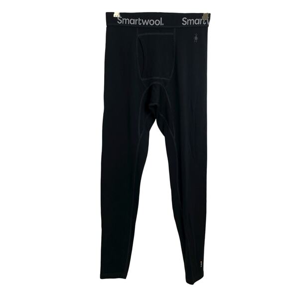 Smartwool Merino 250 Base Layer Pants Mens XS Black Wool Ski Hiking Outdoors - Picture 1 of 13